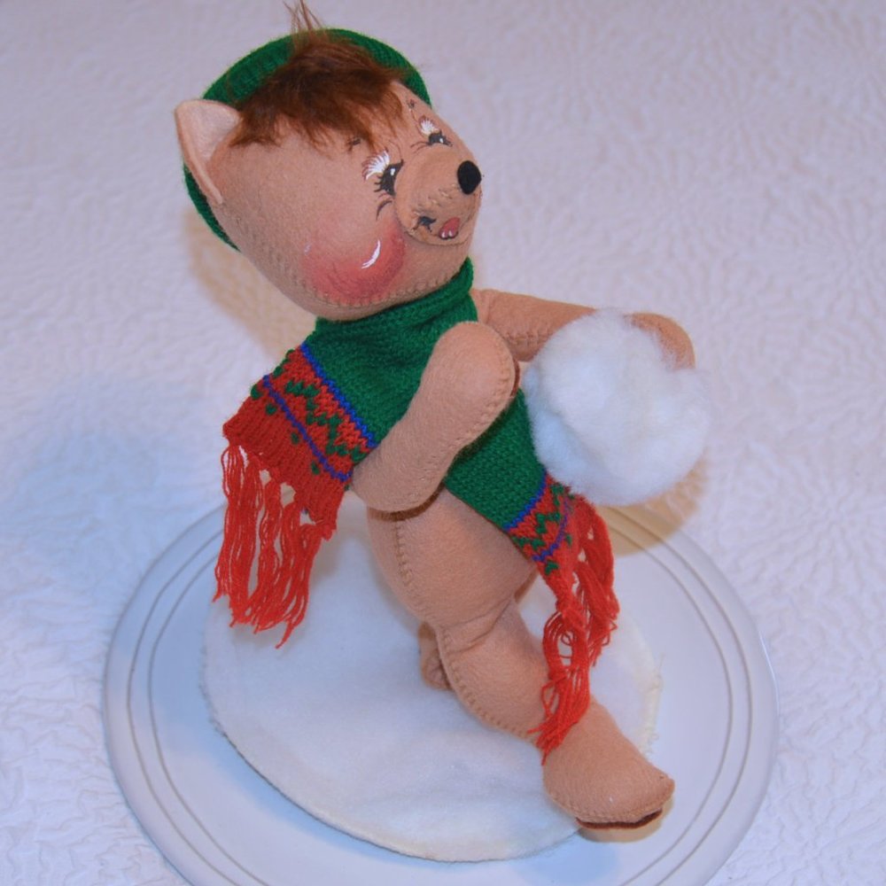 3/$25 Vintage Annalee 1989 Christmas Bear
